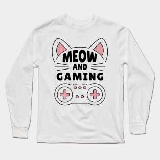 MEOW & GAMING Long Sleeve T-Shirt